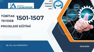 Aksaray Teknopark Firmalarına TÜBİTAK TEYDEB 1501-1507 Programları Eğitimi Düzenlendi